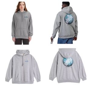 SILVERTAB Unisex Oversized Graphic Prism Hoodie MEDIUM Starstruck Heather Gray